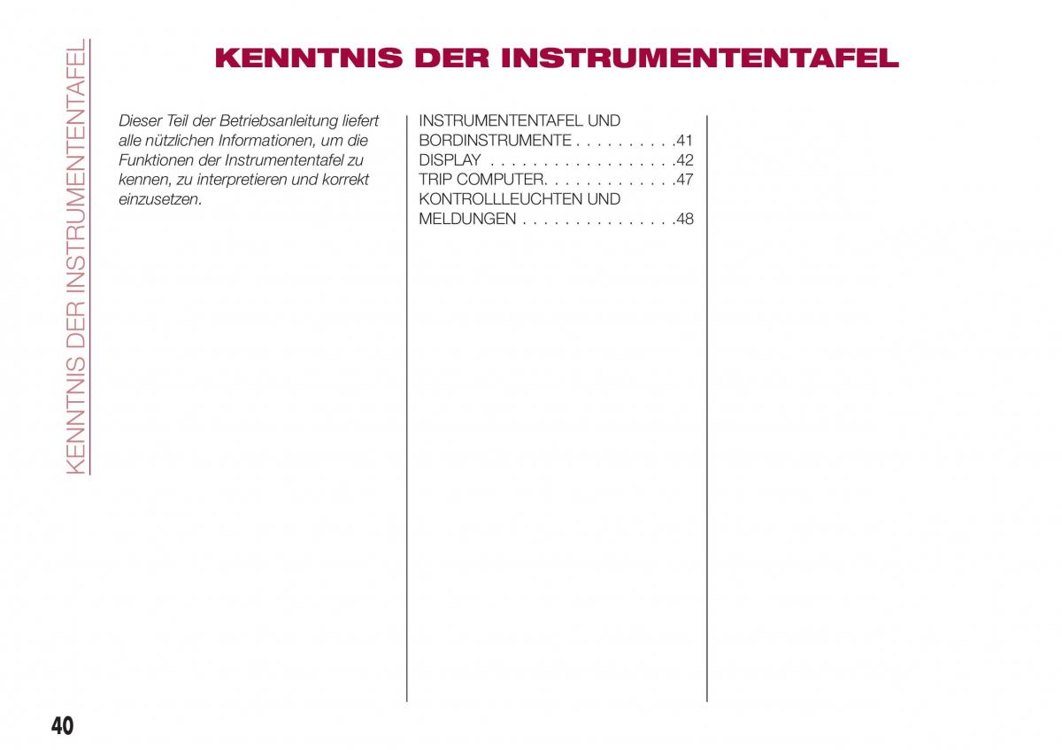 Fiat Tipo combi Handbuch / page 42