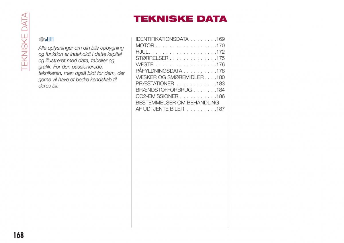 Fiat Tipo combi Bilens instruktionsbog / page 170