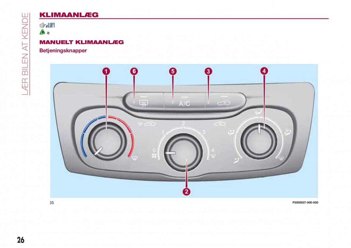 Fiat Tipo combi Bilens instruktionsbog / page 28