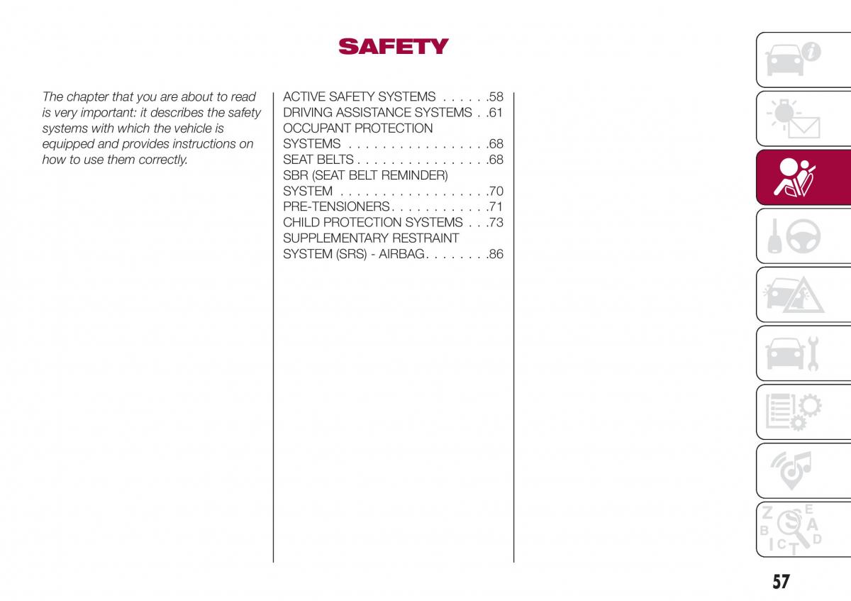 Fiat Tipo combi owners manual / page 59