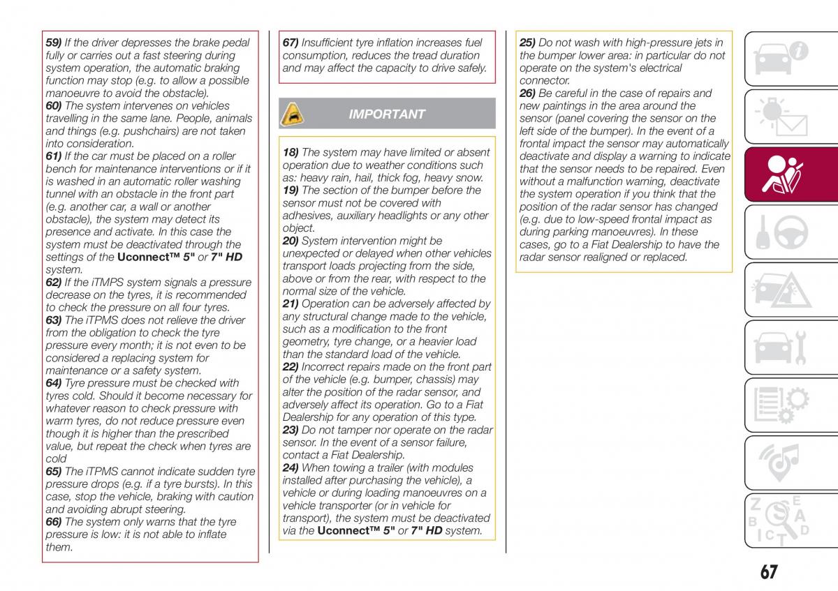 Fiat Tipo combi owners manual / page 69