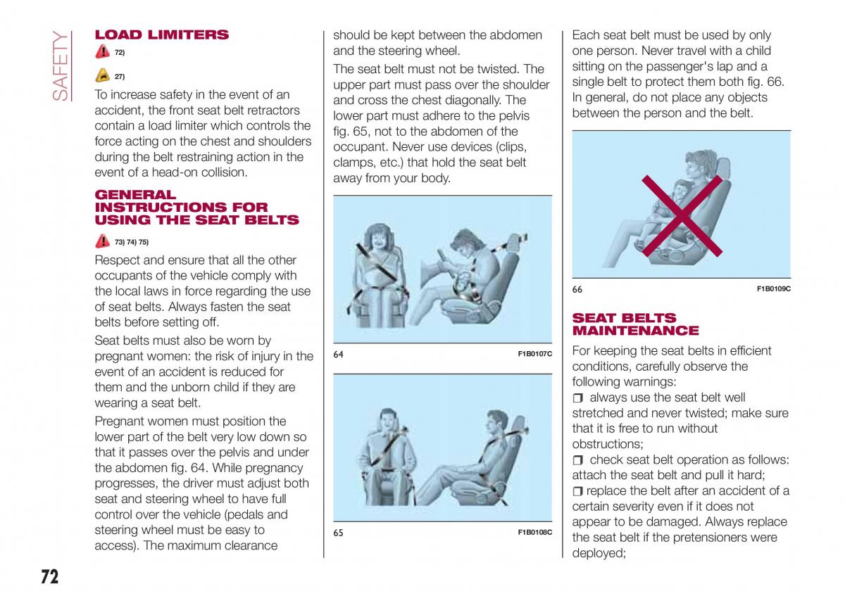 Fiat Tipo combi owners manual / page 74