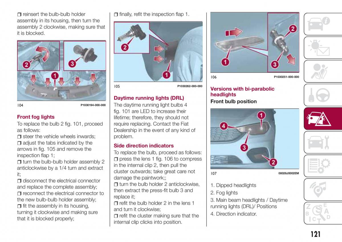 Fiat Tipo combi owners manual / page 123