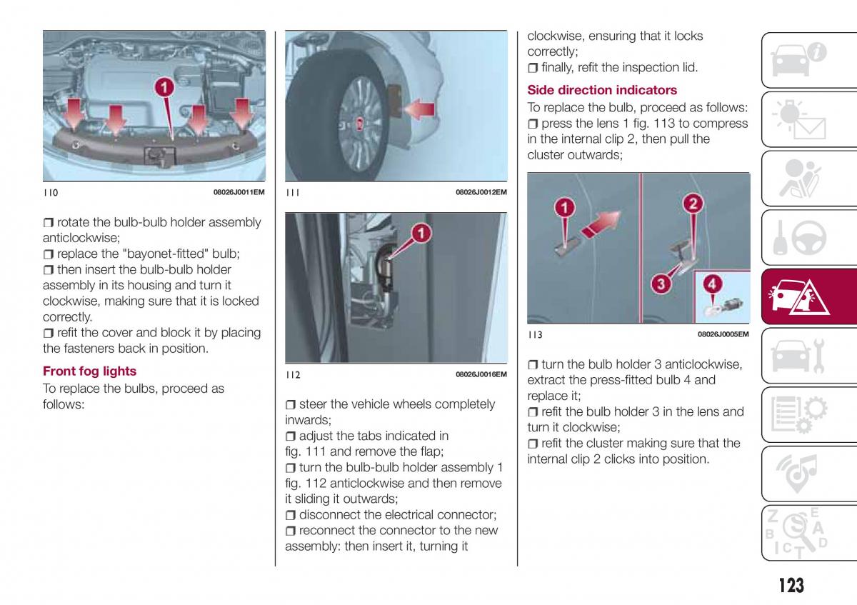 Fiat Tipo combi owners manual / page 125