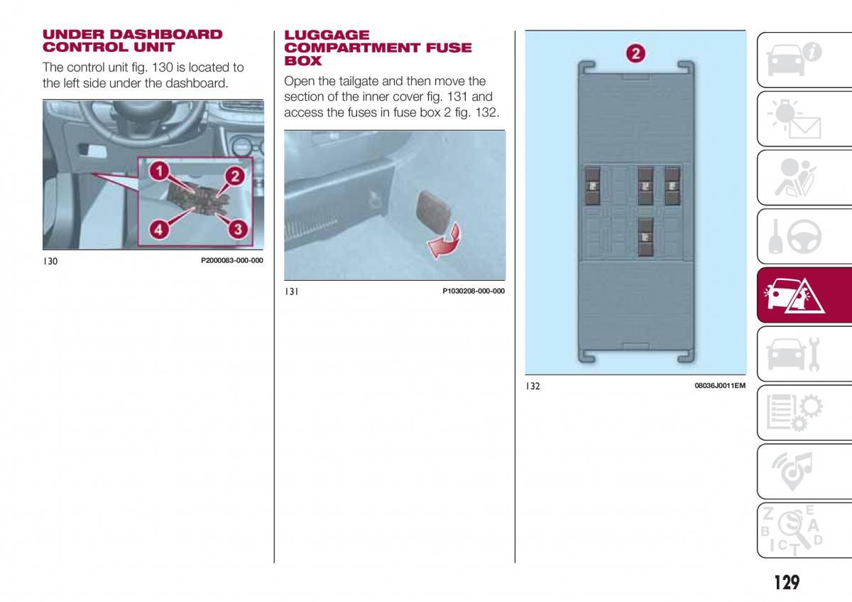 Fiat Tipo combi owners manual / page 131