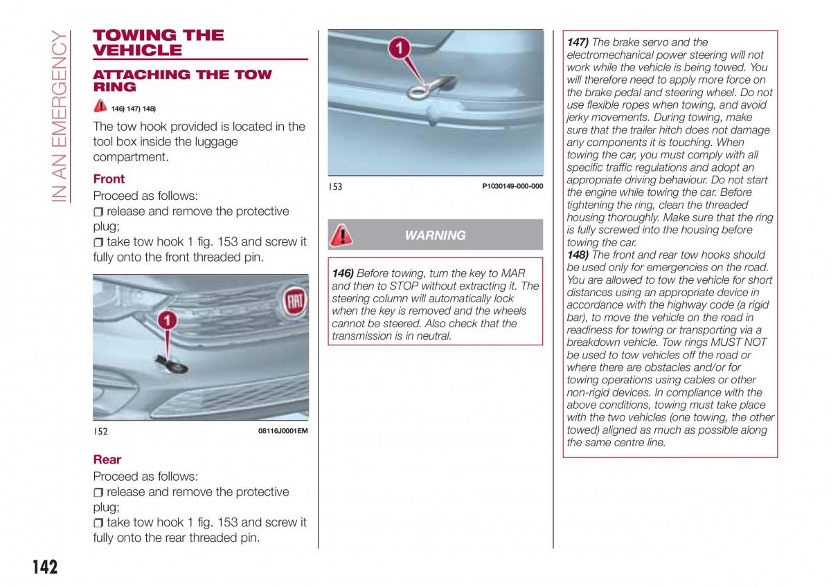 Fiat Tipo combi owners manual / page 144