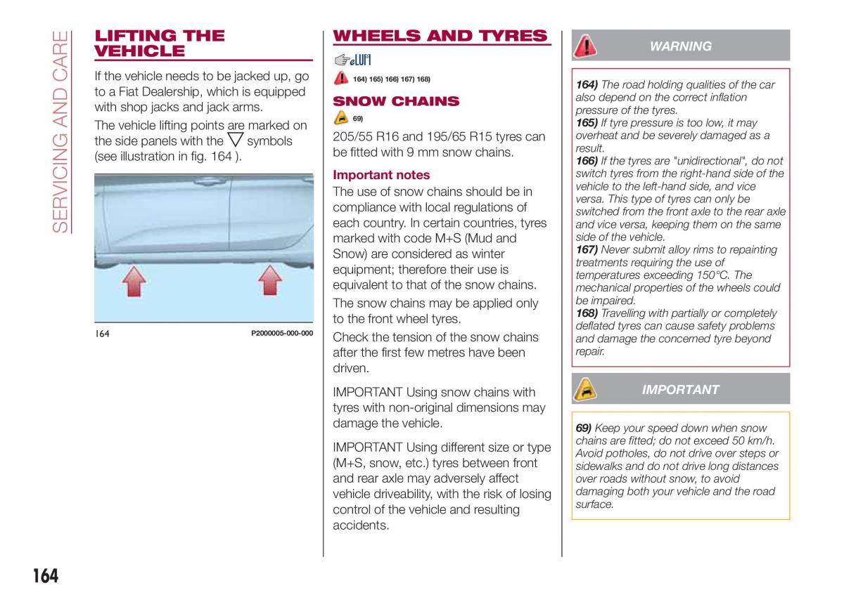 Fiat Tipo combi owners manual / page 166