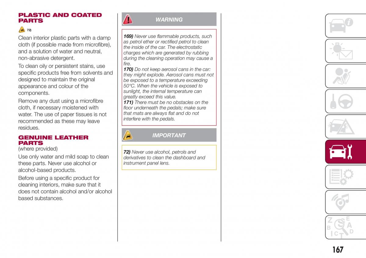 Fiat Tipo combi owners manual / page 169