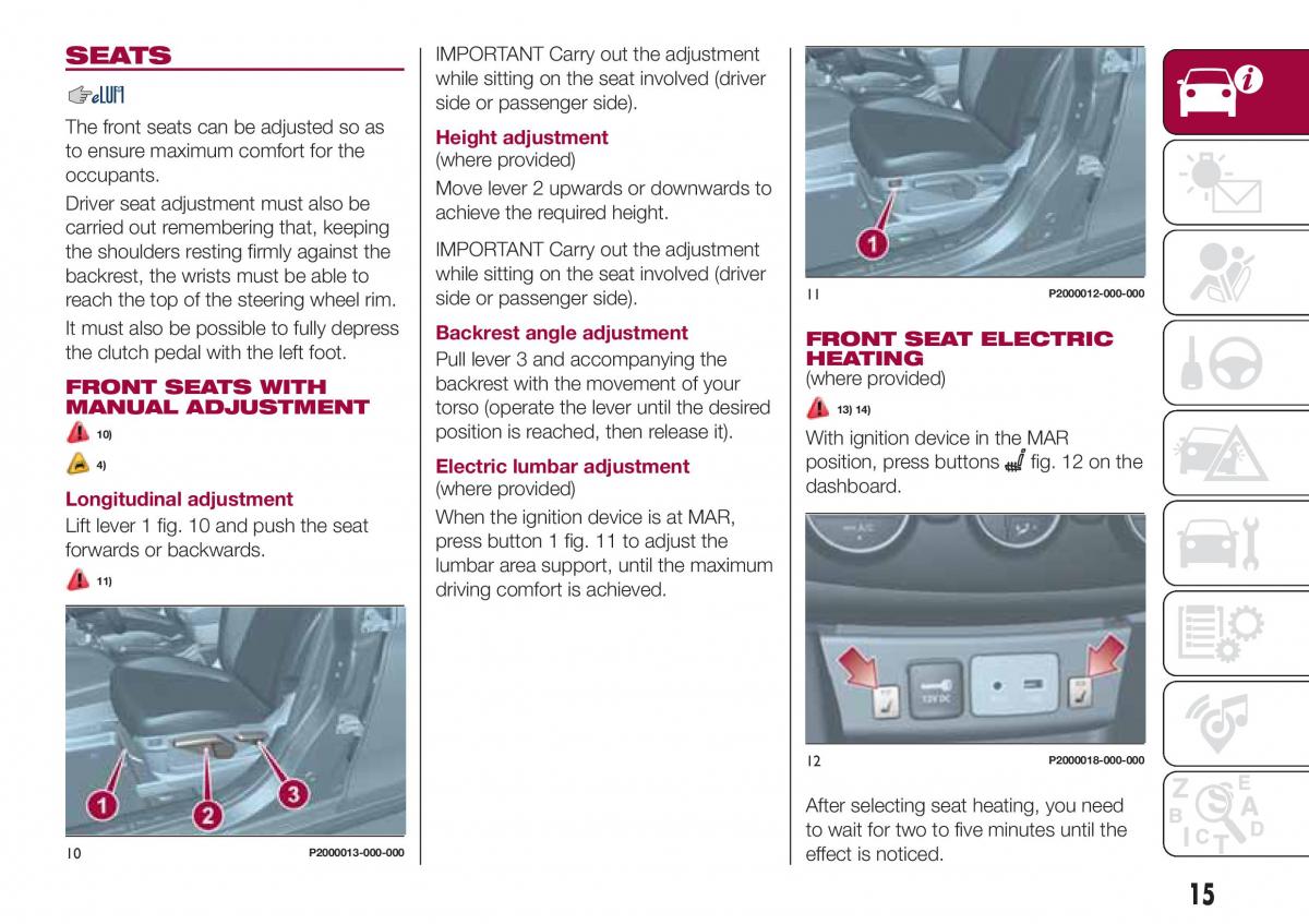 Fiat Tipo combi owners manual / page 17