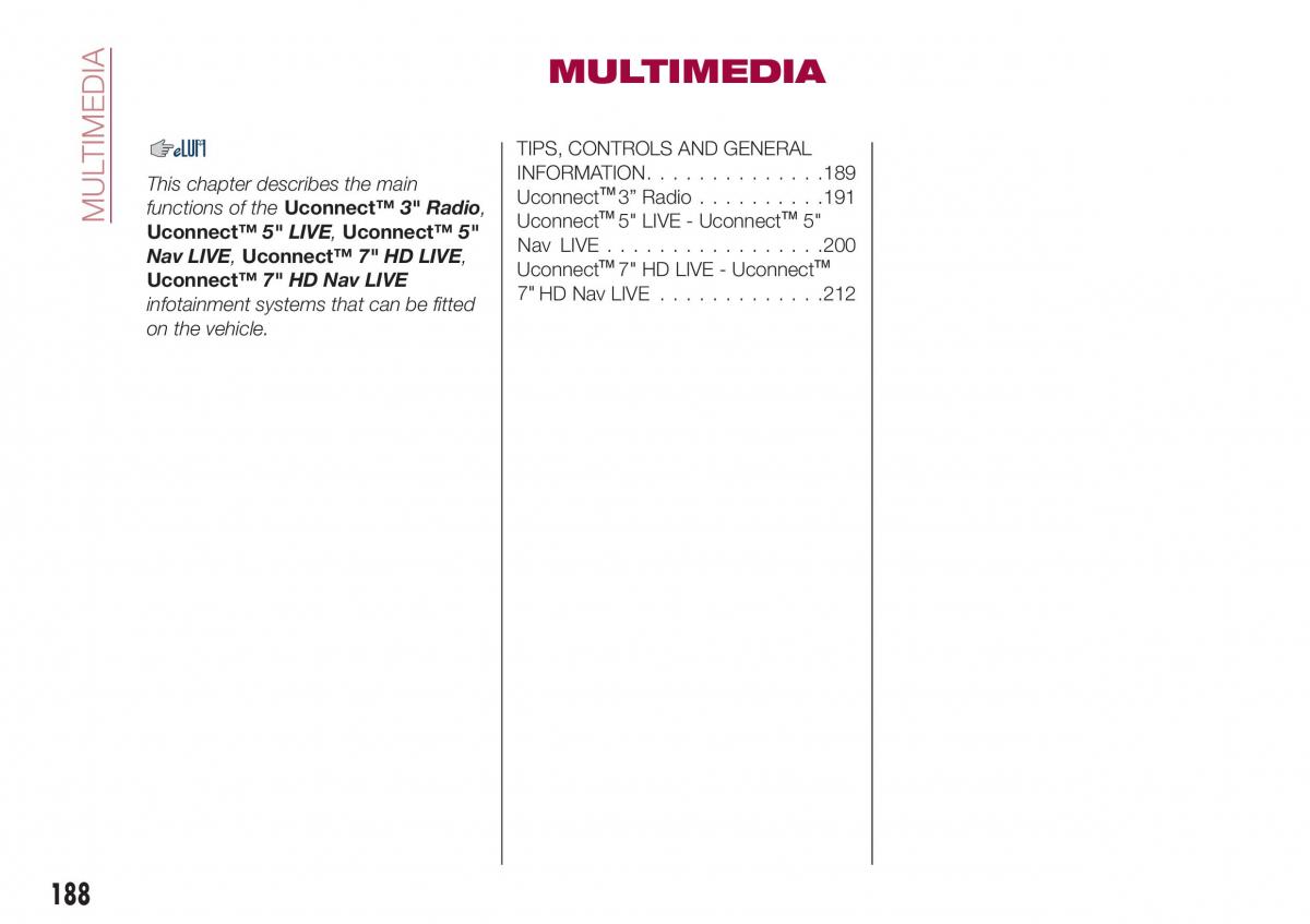 Fiat Tipo combi owners manual / page 190