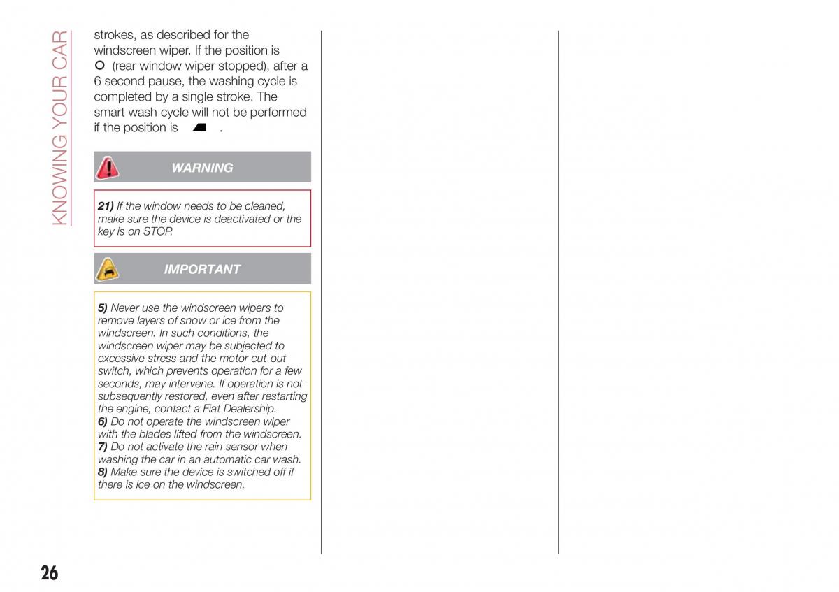 Fiat Tipo combi owners manual / page 28