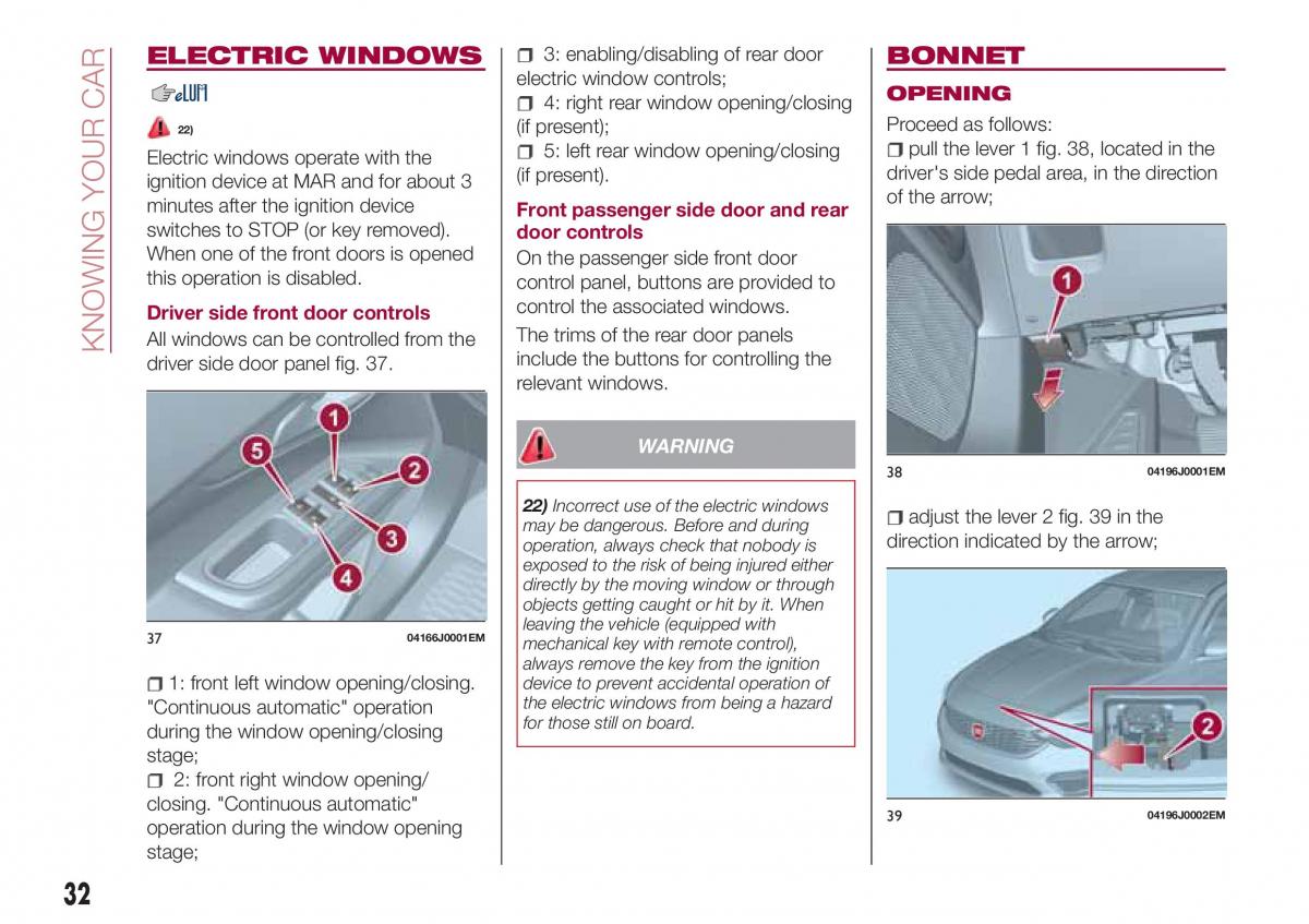 Fiat Tipo combi owners manual / page 34