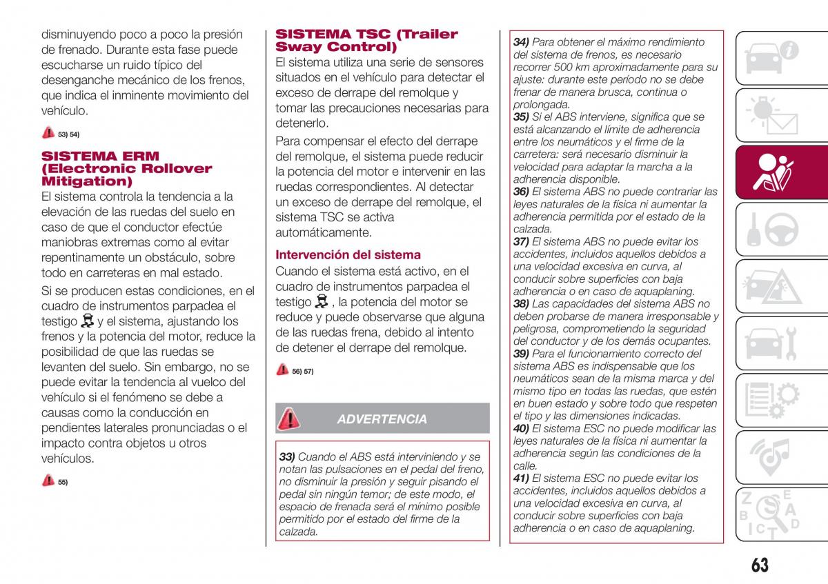 Fiat Tipo combi manual del propietario / page 65