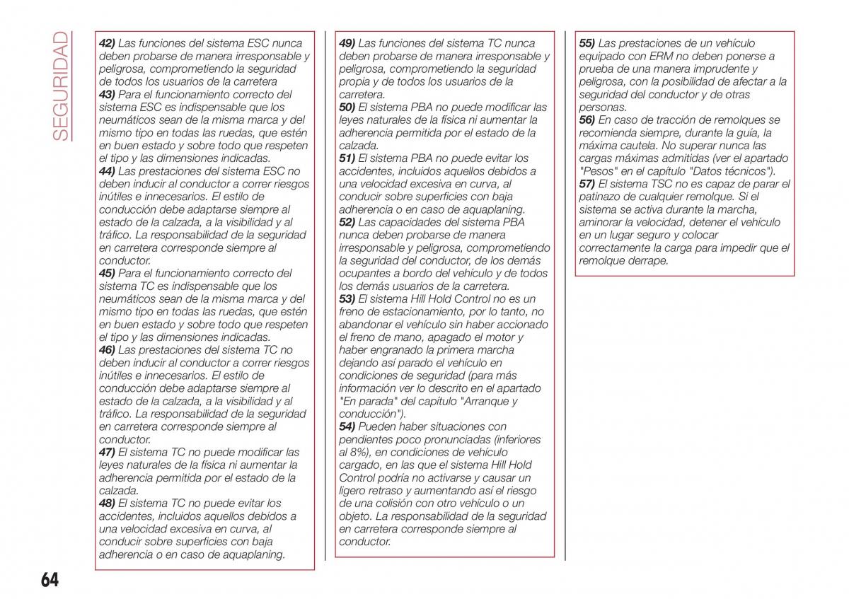 Fiat Tipo combi manual del propietario / page 66