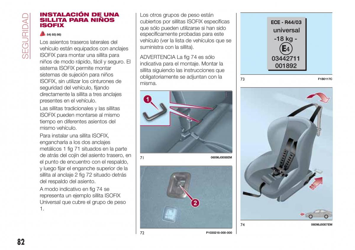 Fiat Tipo combi manual del propietario / page 84