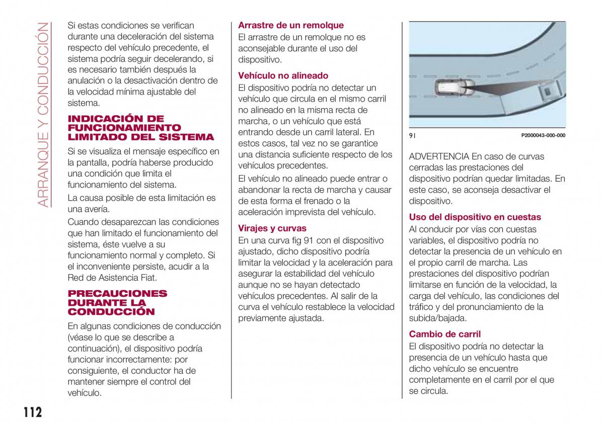 Fiat Tipo combi manual del propietario / page 114