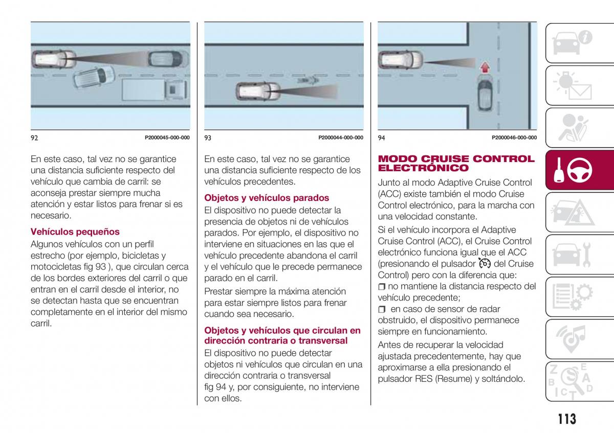 Fiat Tipo combi manual del propietario / page 115