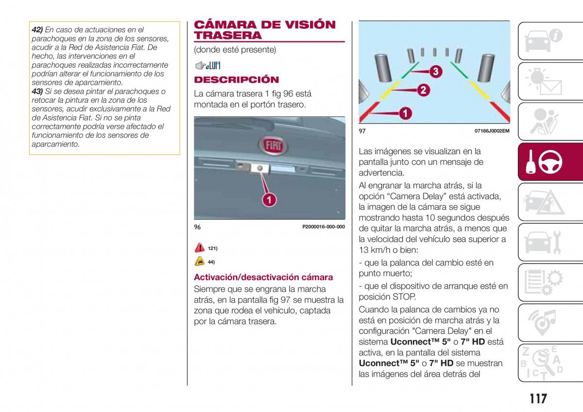 Fiat Tipo combi manual del propietario / page 119