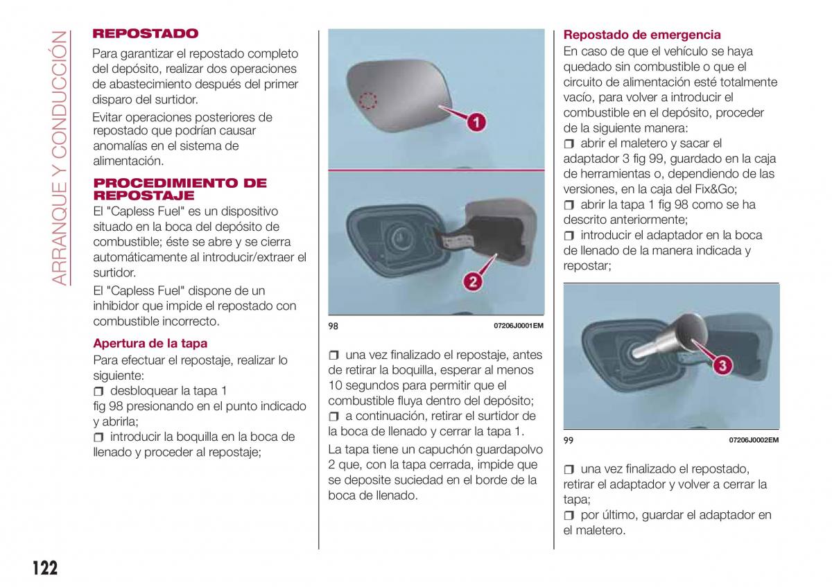 Fiat Tipo combi manual del propietario / page 124