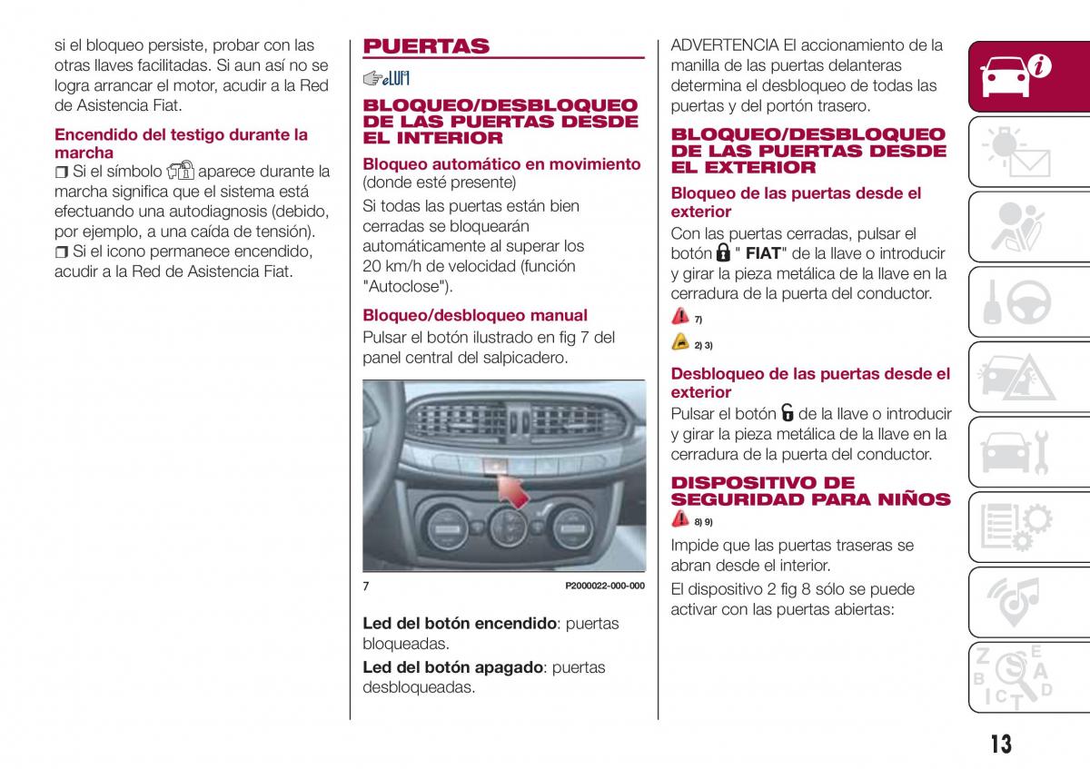 Fiat Tipo combi manual del propietario / page 15