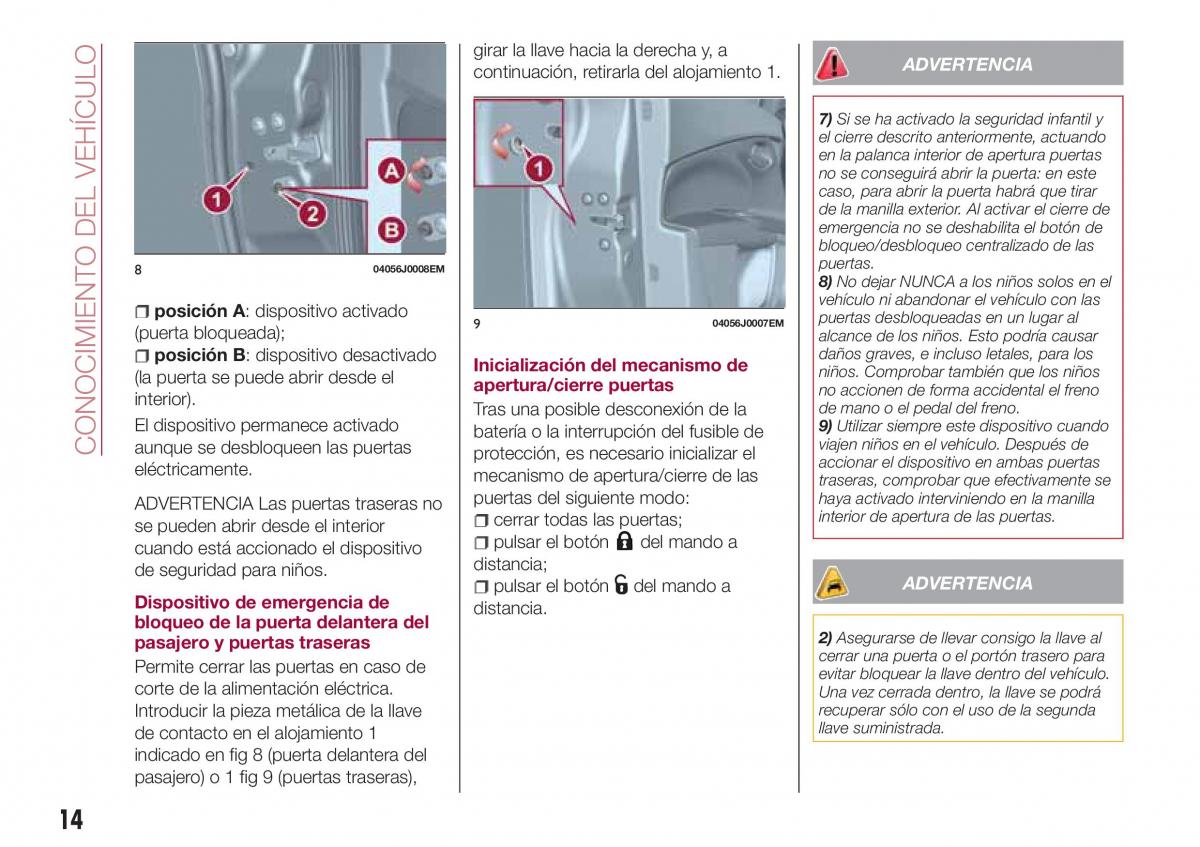 Fiat Tipo combi manual del propietario / page 16