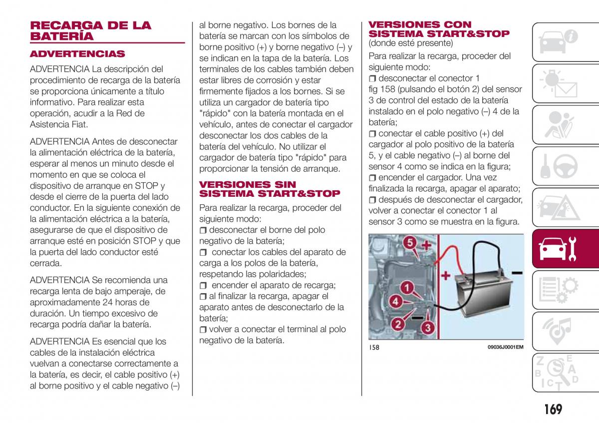 Fiat Tipo combi manual del propietario / page 171