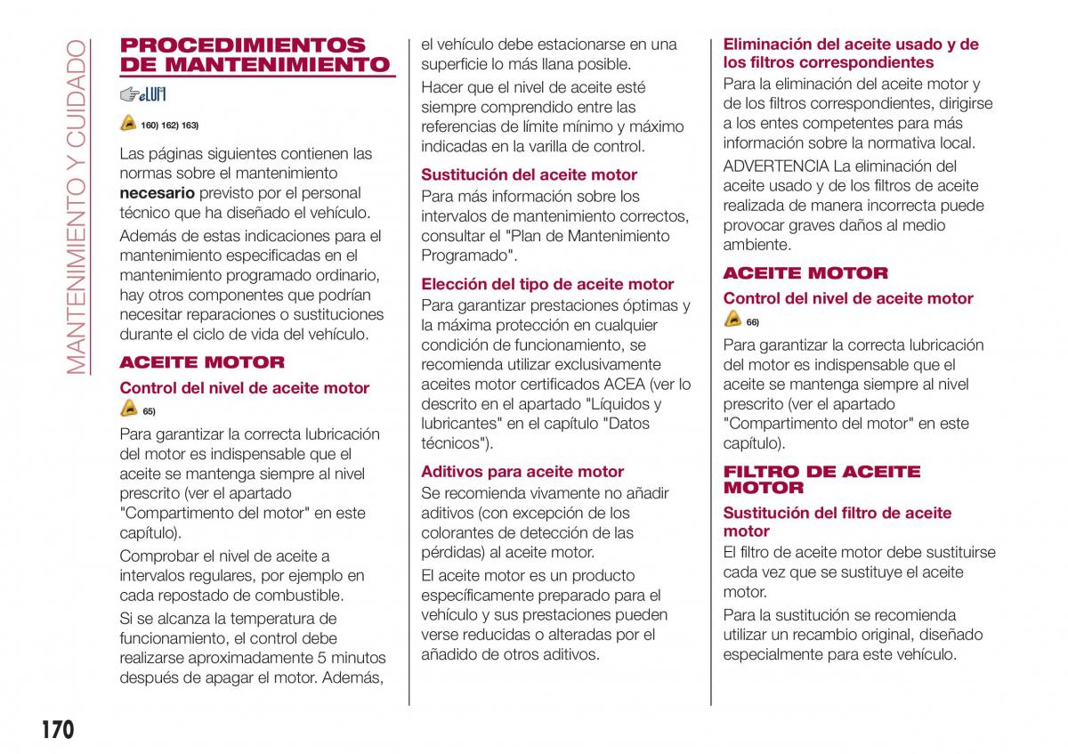 Fiat Tipo combi manual del propietario / page 172