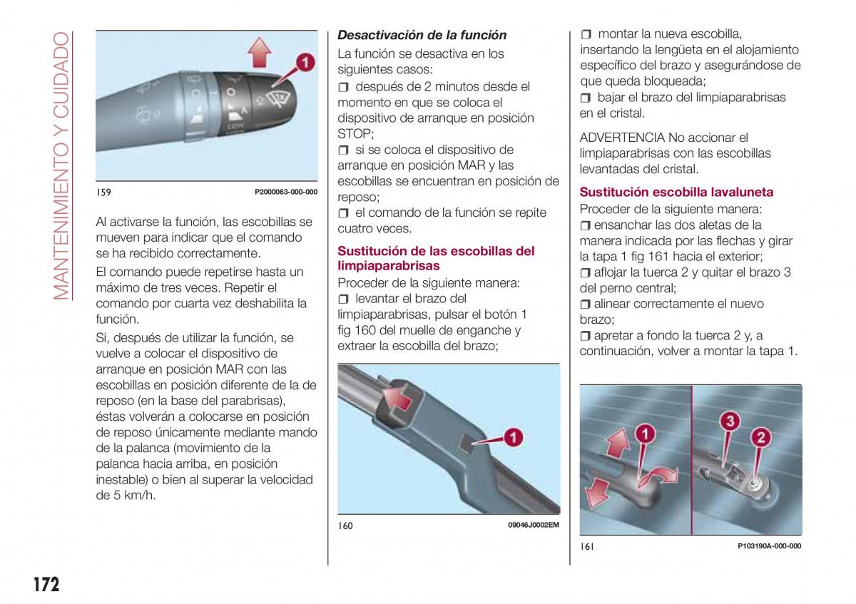 Fiat Tipo combi manual del propietario / page 174