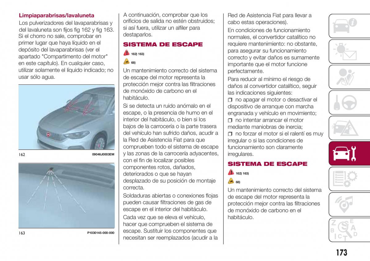 Fiat Tipo combi manual del propietario / page 175