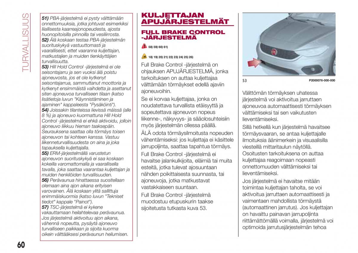 Fiat Tipo combi omistajan kasikirja / page 62