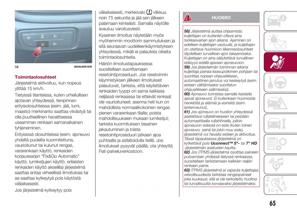 Fiat Tipo combi omistajan kasikirja / page 67