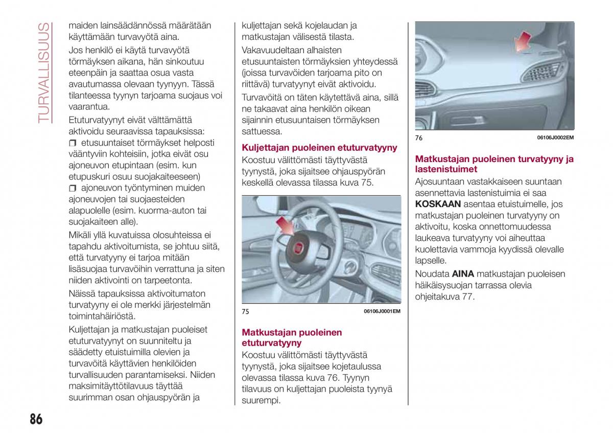 Fiat Tipo combi omistajan kasikirja / page 88