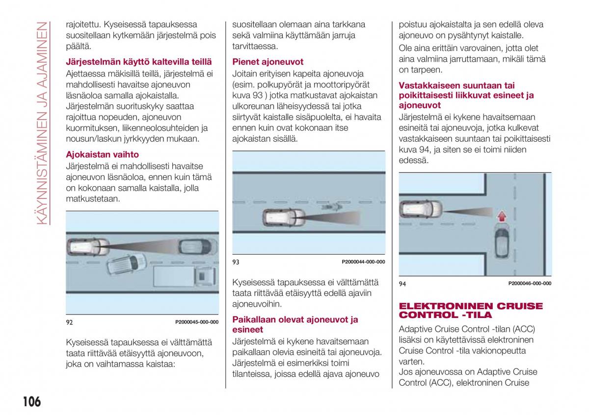 Fiat Tipo combi omistajan kasikirja / page 108