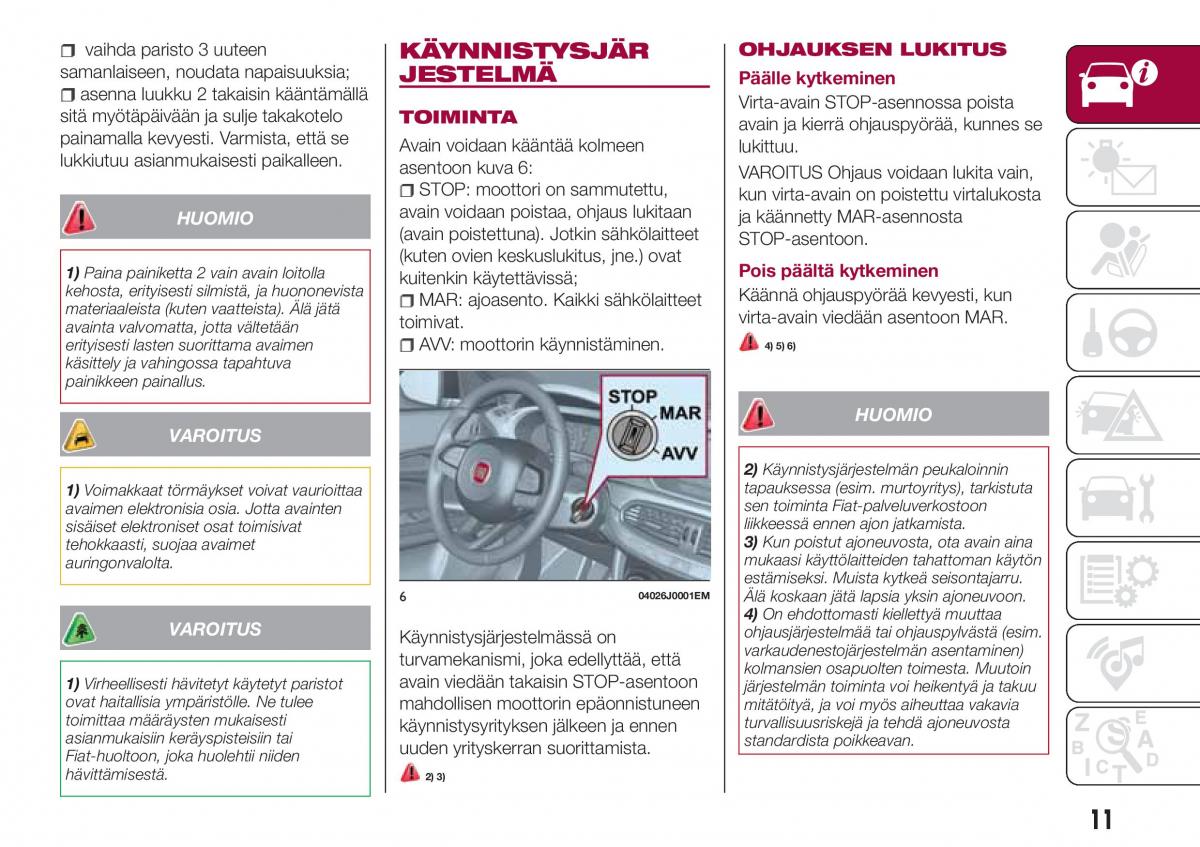 Fiat Tipo combi omistajan kasikirja / page 13