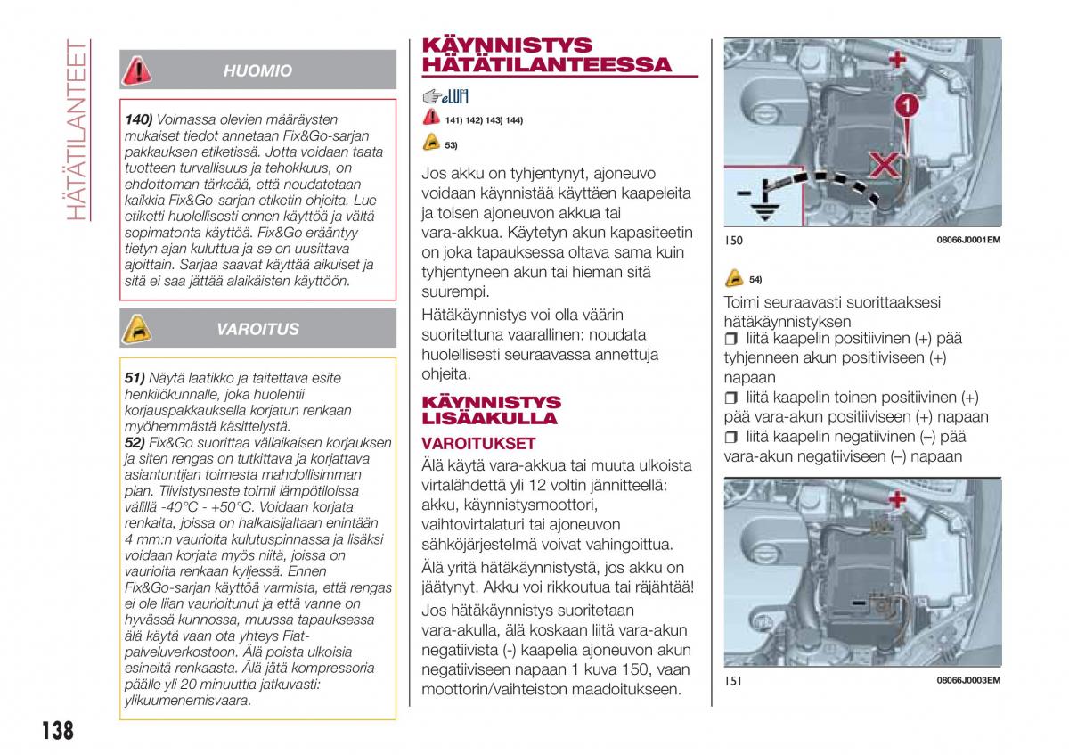 Fiat Tipo combi omistajan kasikirja / page 140