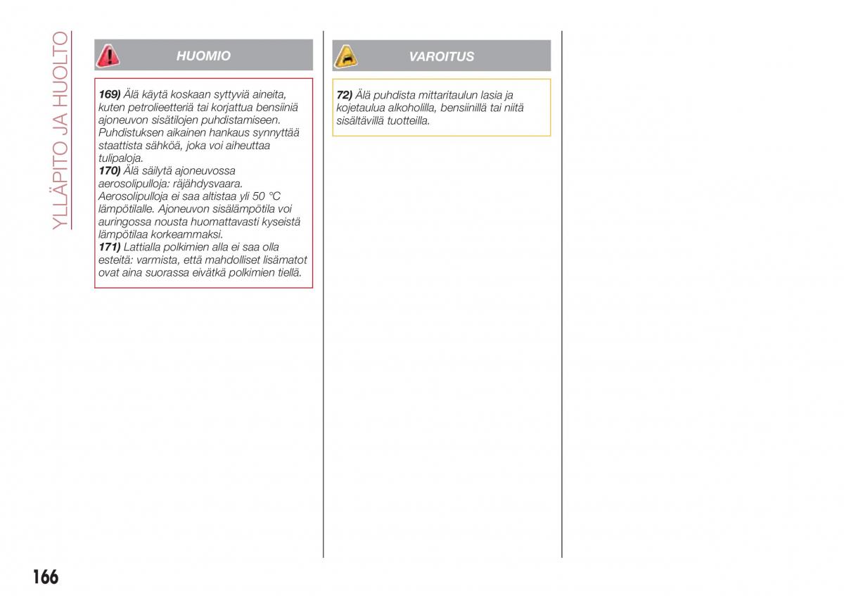 Fiat Tipo combi omistajan kasikirja / page 168