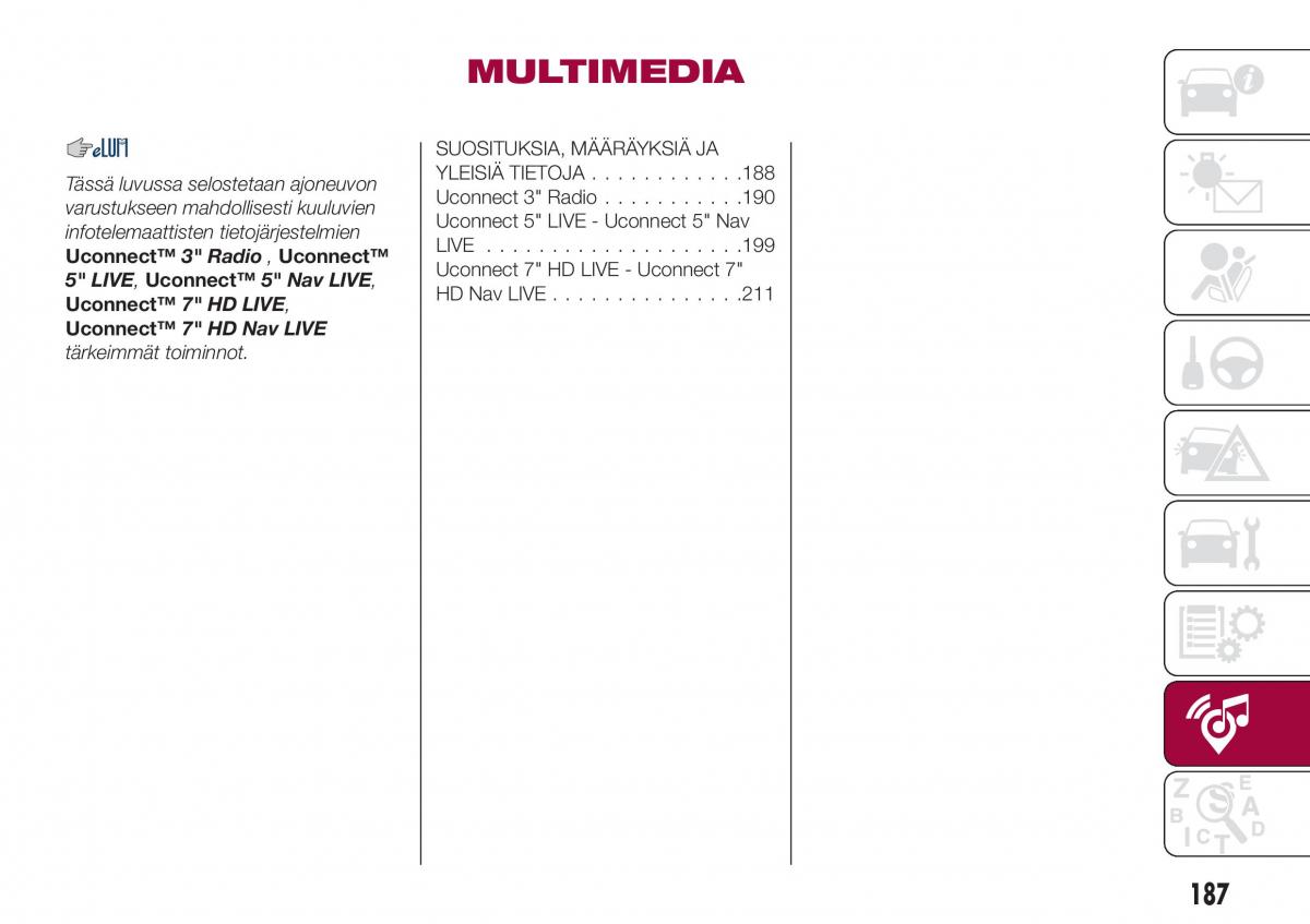 Fiat Tipo combi omistajan kasikirja / page 189