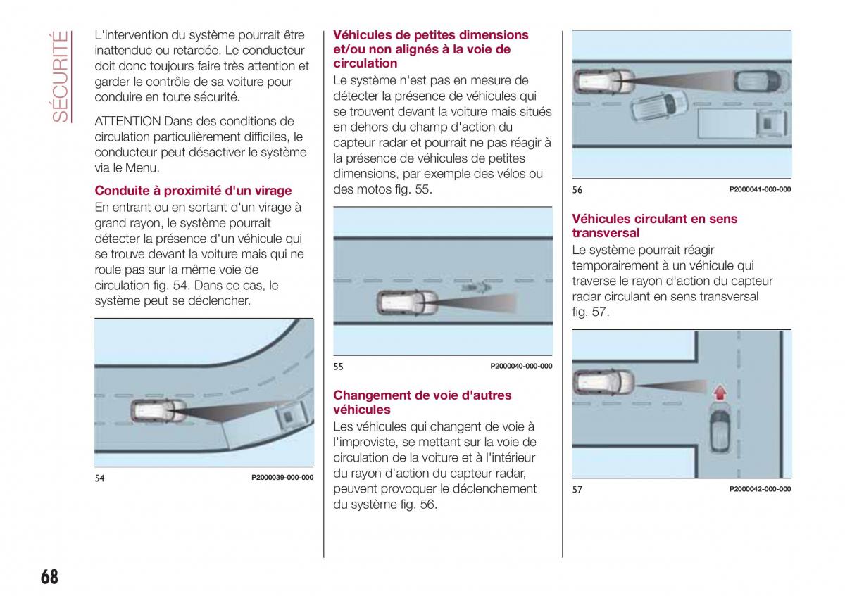 Fiat Tipo combi manuel du proprietaire / page 68