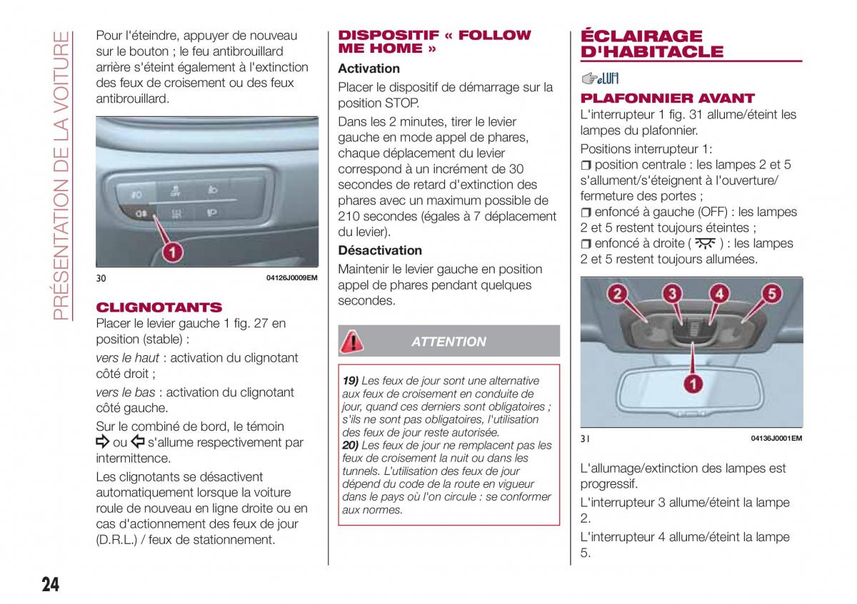 Fiat Tipo combi manuel du proprietaire / page 24