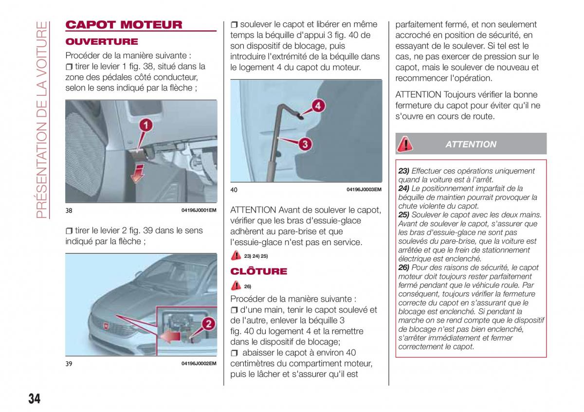 Fiat Tipo combi manuel du proprietaire / page 34