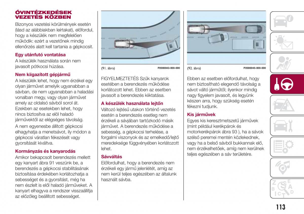 Fiat Tipo combi Kezelesi utmutato / page 115