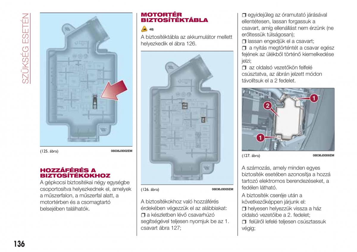 Fiat Tipo combi Kezelesi utmutato / page 138