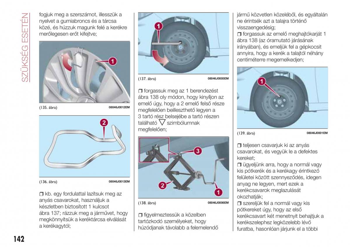 Fiat Tipo combi Kezelesi utmutato / page 144