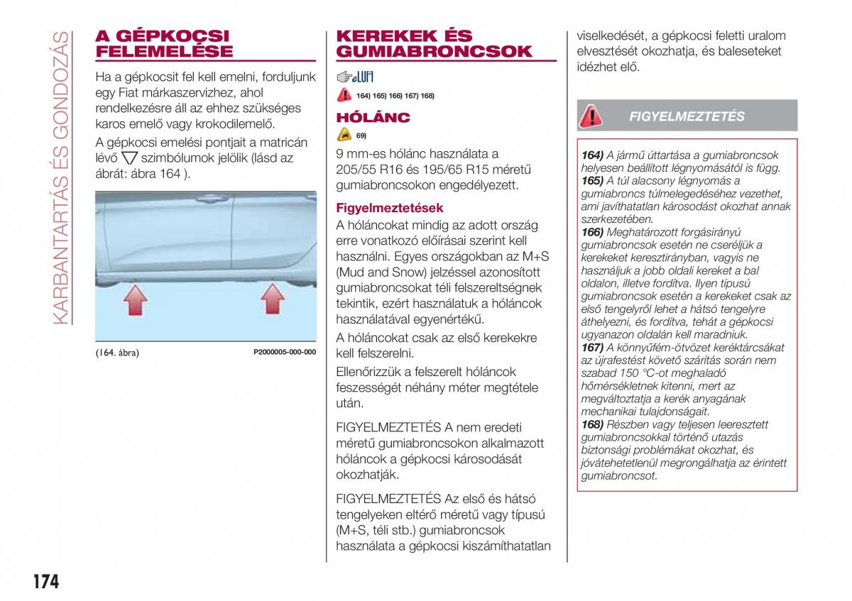 Fiat Tipo combi Kezelesi utmutato / page 176
