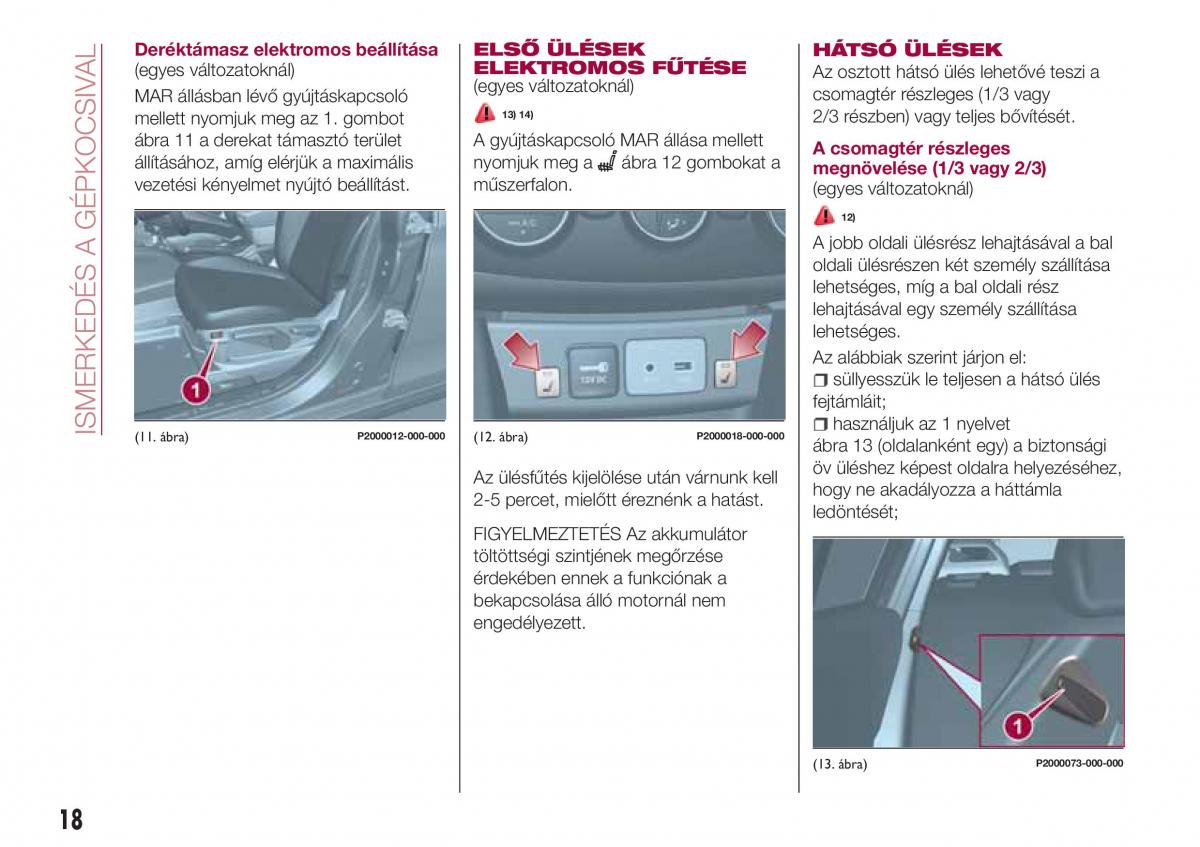 Fiat Tipo combi Kezelesi utmutato / page 20