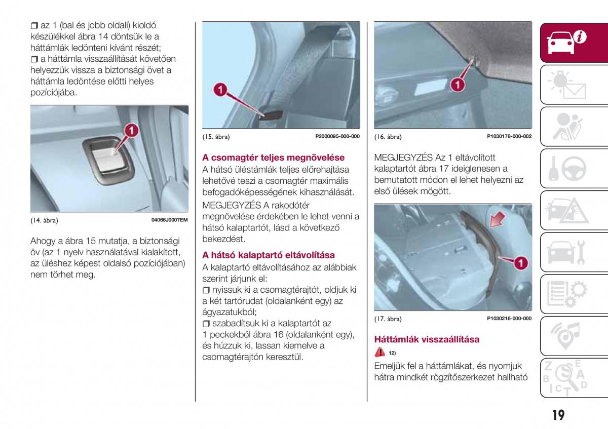 Fiat Tipo combi Kezelesi utmutato / page 21