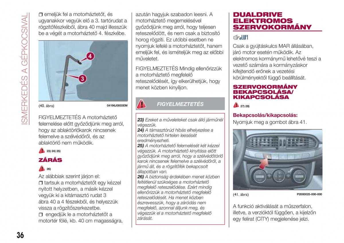 Fiat Tipo combi Kezelesi utmutato / page 38