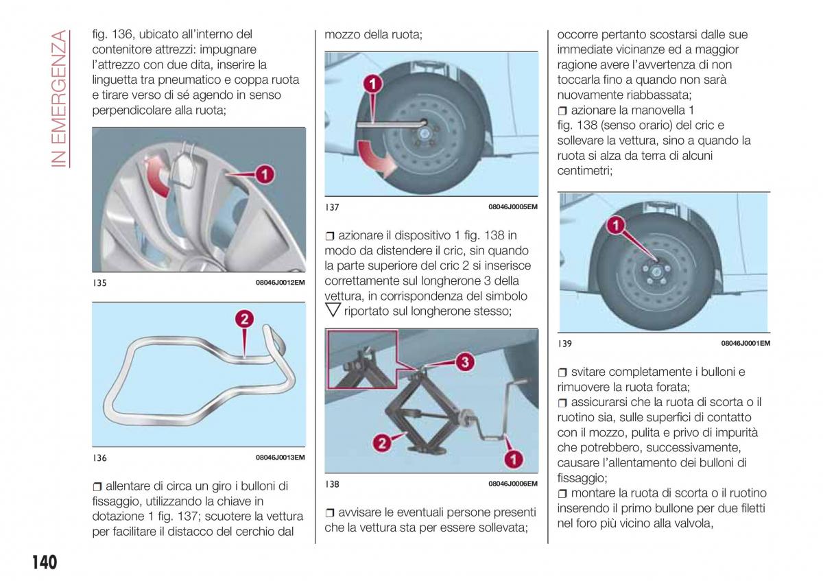 Fiat Tipo combi manuale del proprietario / page 142