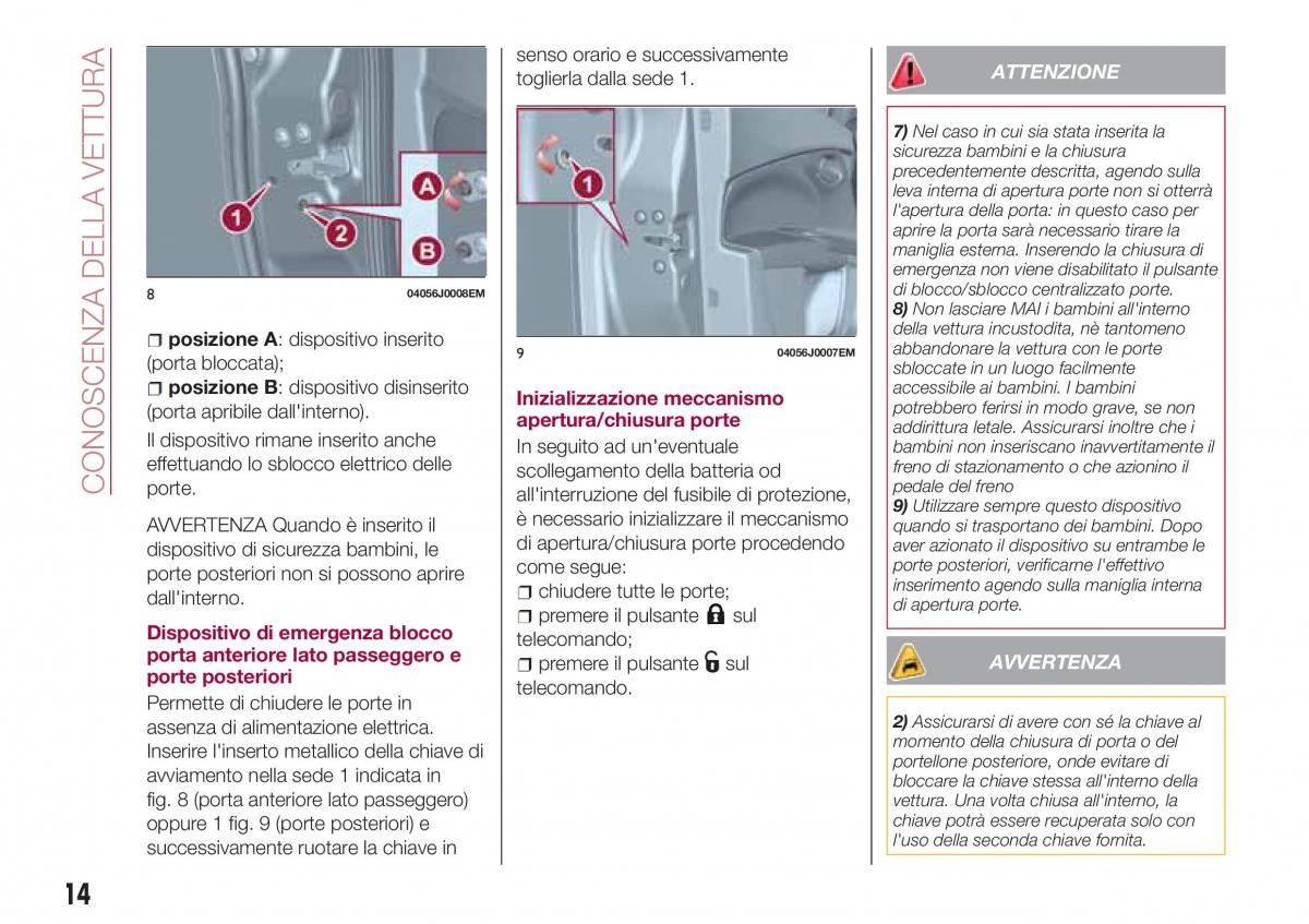 Fiat Tipo combi manuale del proprietario / page 16