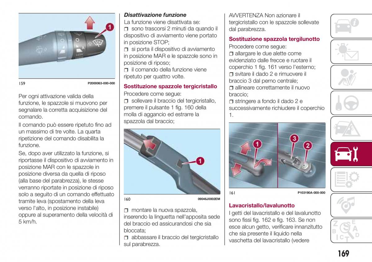 Fiat Tipo combi manuale del proprietario / page 171